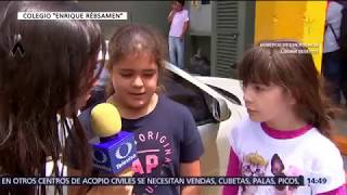 Niñas del colegio Enrique Rébsamen comparten lo que vivieron [upl. by Nylatsyrc]