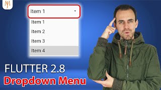 Flutter Tutorial  Dropdown Menu 2022 DropdownButton [upl. by Oinolopa]