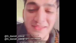 Dawar farooq dar new live video talking about gf [upl. by Lightman]