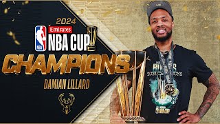 Damian Lillards TOP PLAYS from the 2024 EmiratesNBACup 🏆 [upl. by Shere588]