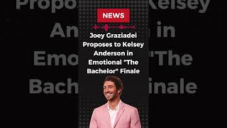 Joey Graziadei Proposes to Kelsey Anderson in Emotional quotThe Bachelorquot Finale [upl. by Anoerb]