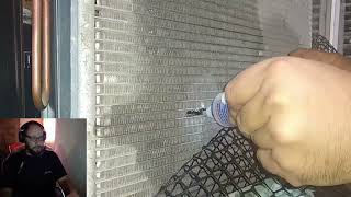 como reparar RADIADOR DE ALUMINIO aire acondicionado R410a [upl. by Ainolopa]