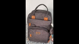 BabbleRoo Diaper Bag Review [upl. by Ennaus]