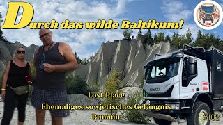 102 Durch das wilde Baltikum lostplace Rummu Gefängnis Expeditionsmobil Overlander Vanlife Reise [upl. by Kalmick986]