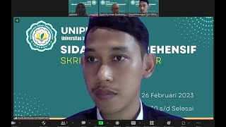 SIDANG SKRIPSI PROGRAM STUDI SISTEM INFORMASI [upl. by Alyehc]