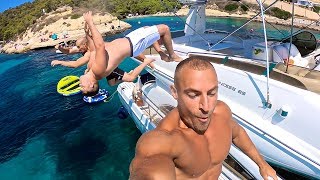 Cruising Around Mallorca In A 68 Foot Yacht [upl. by Ingalls]