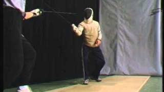 Fencing foil fleuret lesson  Talvard INSEP [upl. by Alvita]