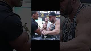 😱Larry Wheels and his opponent Denis Cyplenkov armwrestling motivation [upl. by Lough745]