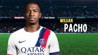 Willian Pacho • Unreal Defensive Skills amp Passes  Welcome to PSG [upl. by Soo406]