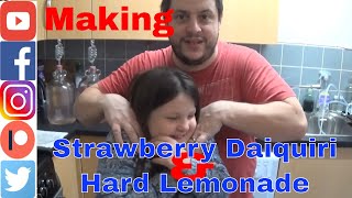 Making Strawberry daiquiri amp Hard Lemonade from kits [upl. by Gurevich]