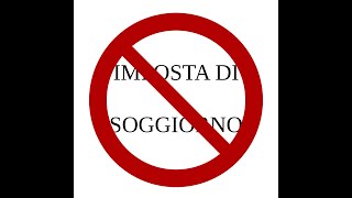 esposto per imposta di soggiorno [upl. by Meensat]