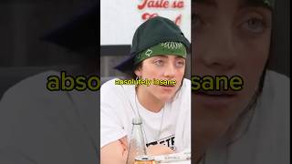 Billie Eilish tells between a CRAVING🔥 and a CRUSH❤on Amelia Dimegilios Chicken Shop Date [upl. by Llevert]