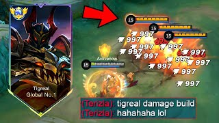 GLOBAL TIGREAL NEW HIGH RANK BUILD AND EMBLEM 2024 please try🔥  Mobile Legends [upl. by Eisdnyl]