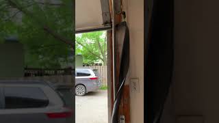 How to replace garage door bottom seal easiest way [upl. by Yentiw]