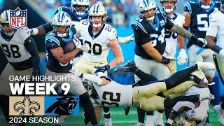 New Orleans Saints vs Carolina Panthers  2024 Week 9 Game Highlights [upl. by Gervais]