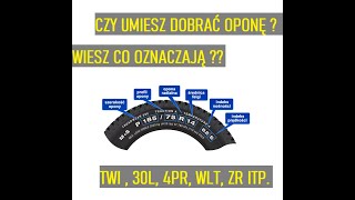 82 OPONY MOTOCYKLOWE OZNACZENIA I WAŻNE INFORMACJE JAK CZYTAĆ OPONĘ I DOBIERAĆ [upl. by Harl739]