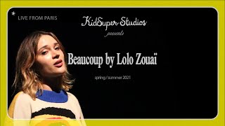 Lolo Zouaï  Beaucoup LIVE for KidSupers Paris Fashion Week Debut [upl. by Nylemaj]