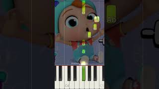 Little Angel Hiccup Song Piano Tutorial shorts easypiano piano pianolession pianotutorial [upl. by Viradis]