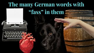 What are the many meanings of German words with quotfassquot in them  Learn conversational German [upl. by Mayer]