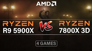 Ryzen 5900X VS 7800X 3D In the Latest Games [upl. by Calva314]