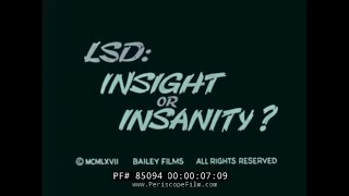 quot LSD INSIGHT OR INSANITYquot ANTIDRUG SCARE FILM LYSERGIC ACID DIETHYLAMIDE W SAL MINEO  85094 [upl. by Normi]