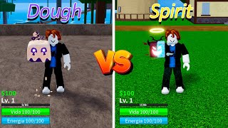 Dough VS Spirit em uma conta LV 1 no Blox Fruits [upl. by Mendelsohn154]