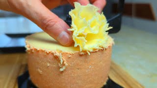 Tête de Moine Traditional Suisse Cheese [upl. by Keisling93]