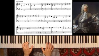 Händel  Sarabande in D Minor  Lesson  Tutorial [upl. by Llenehs]