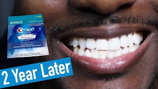 Crest 3D Whitestrips 2 Years Later How to Whiten Teeth EASY [upl. by Sharos]