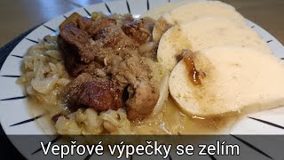 Vepřové výpečky se zelím a knedlíkem  recept [upl. by Mikahs]