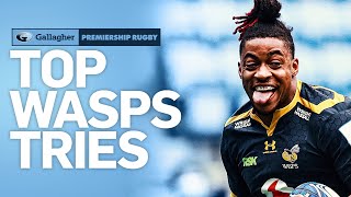 Wasps Best Tries This Season  Gallagher Premiership 202021 [upl. by Attennot996]