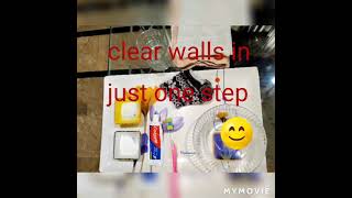 How to clean dirty walls easy and quick method [upl. by Rooke935]