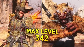 Black Myth Wukong  MAX LEVEL 342 vs Bosses No Damage [upl. by Ahsimat622]