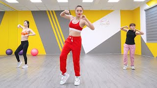 Burn Stubborn Belly Fat 🔥 Exercises to Get Slim Waist  Reduce Lower Belly Fat  AEROBIC DANCE [upl. by Meara170]