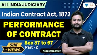 Indian contract Act 1872  Performance of Contract sec 37 to 67  Part 2  Linking Laws [upl. by Haidebej]