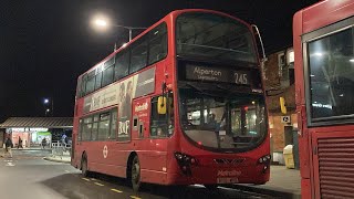 FRV Metroline Route 245 Alperton Sainsburys  Golders Green Wright Gemini 2 VW1821 BV10 WVS [upl. by Atteloj]