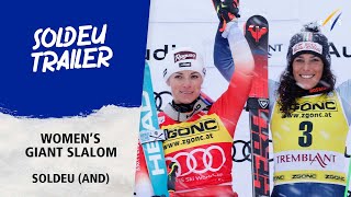 Battle for Womens GS globe to resume in Soldeu  Audi FIS Alpine World Cup 2324 [upl. by Bancroft]