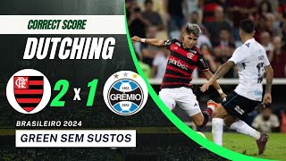 Dutching no correct score Flamengo x Grêmio [upl. by Snahc]