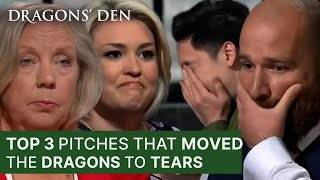 Top 3 Pitches That Moved The Dragons To Tears  Dragons Den [upl. by Alyl788]