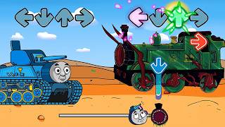 FNF All Thomas Tanks VS OLD Thomas Railway Dirty Pride  Friday Night Funkin [upl. by Tterrej]