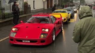 MAJOR Classic HYPERCARS MEET and DRIVEOUT in Switzerland [upl. by Htieh]