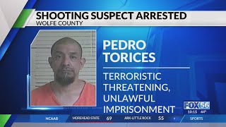 Alleged Wolfe County shooter arrested [upl. by Einatsed]