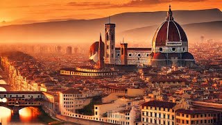 Florence from Above 🏛️✨ Florence Italy MichelangeloSquare Cityscape ItalianViews [upl. by Akiaki]