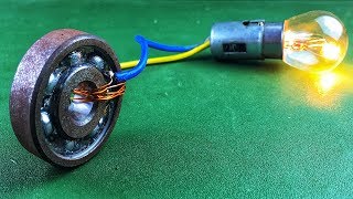 Electric 2019 Free Energy Generator 100 Self Running With DC Motor Using Wheel [upl. by Euqinahs]