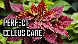 How to Make Coleus Bushy and More Colorful I Coleus Plant Care [upl. by Nosidam]