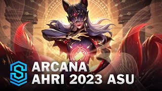 Arcana Ahri Skin Spotlight  League of Legends [upl. by Salvatore370]