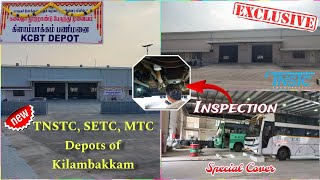 KCBT Depots 🚍🔧⚙️  Special Cover❤️  TNSTC Enthusiasts💙 [upl. by Specht493]