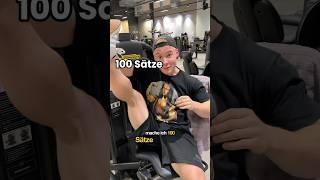 100 Sätze Waden machen Was passiert gym fitness bodybuilding waden lustig experiment [upl. by Anidan600]