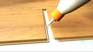 Twin Clic How to Install Laminate Flooring Instructional Video  BampM Stores [upl. by Kobi]