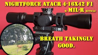 NightForce ATACR 416x42 F1 MilR  Something Special  First Person RePew [upl. by Ariet369]